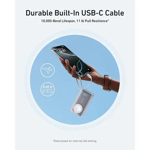 پاوربانک انکر مدل A1657H21 ظرفیت 10000 میلی آمپر ساعت (4)